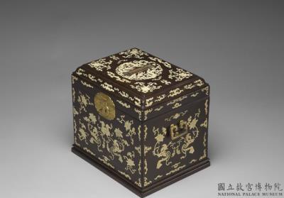 图片[2]-Sandalwood box with bone inlays, Qing dynasty, Qianlong reign (1736-1795)-China Archive